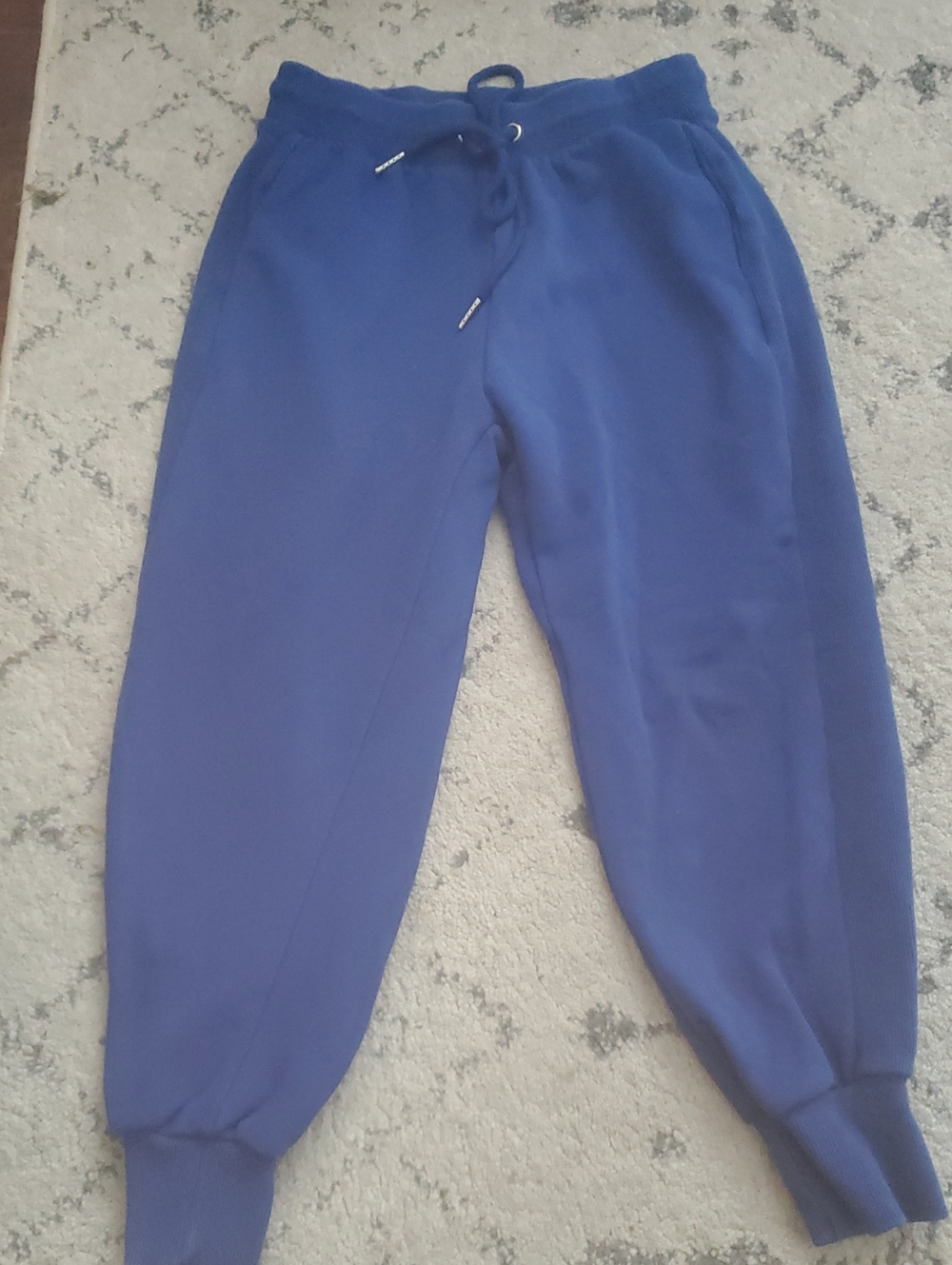 Fashion Nova Blue Jogger Sweatpants - Casual Comfort Capri Style Size Xs